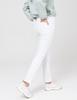 DOYOUKNOWMC 25Ss Thin Cotton Spandex Waistband Semi-Bootcut Autumnal Light White Pants