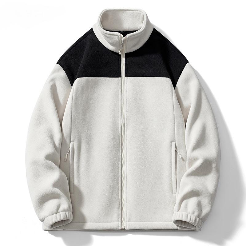 Warm Fleece Jacket for Men and Women, Outdoor Fleece Jacket for Couples, Winter Thick Cardigan, Fleece Jacket