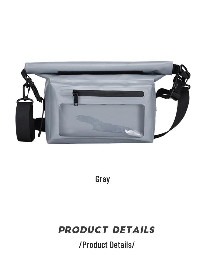 Vodotěsná venkovní taška ze síťoviny PVC: Ideální pro horolezectví, cyklistiku, rafting, pláž a plavání.