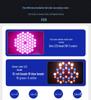 54-Piece 3W Full Color LED Stage Lights for Weddings and Events