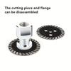 2-inch M14 Flange Cutting Disc, 50mm Detachable Ceramic Cutting Blade for Granite, Marble & Ceramic Tiles, Steel Mini Carving Cutting Piece