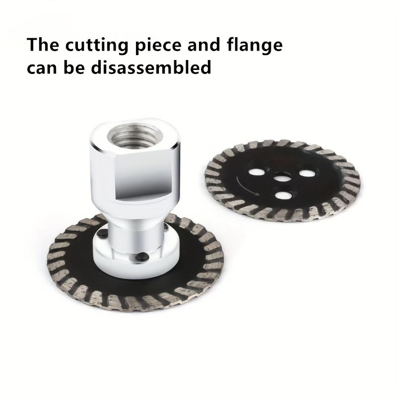2-inch M14 Flange Cutting Disc, 50mm Detachable Ceramic Cutting Blade for Granite, Marble & Ceramic Tiles, Steel Mini Carving Cutting Piece