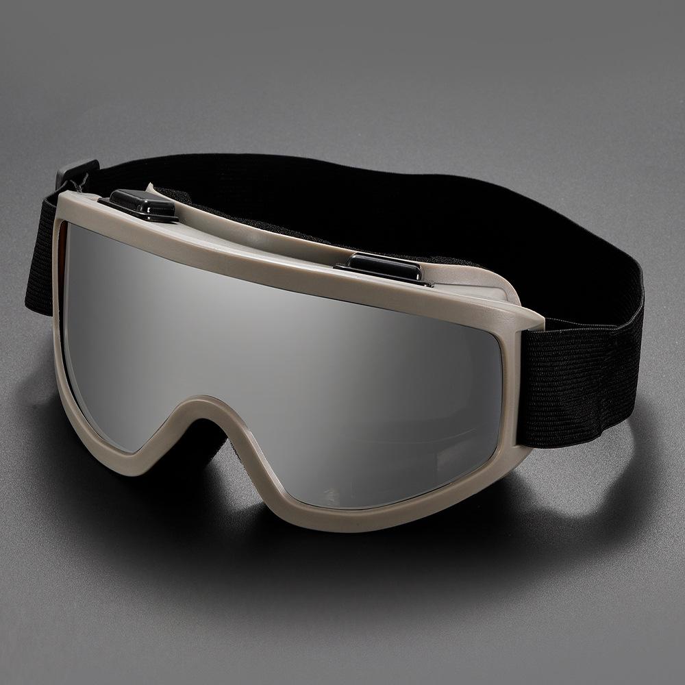 

Cross-border Fashion Anti-fog Ski Goggles: Large Frame, Wind & Sand Proof, Colorful Protective Sports Glasses