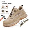 Men's Anti-Smash, Anti-Puncture Work Safety Shoes for Construction and Mines