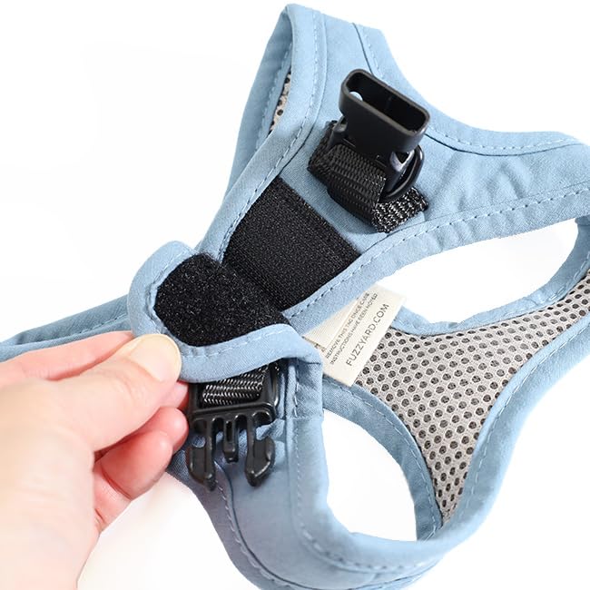 Fuzzyard Life Harness Dog Cotton Mesh Brand Pet Easy To Size Step-In - Harness, Material, Lightweight, Stylish, Buckle, Name, Collar, Supplies, Wear,