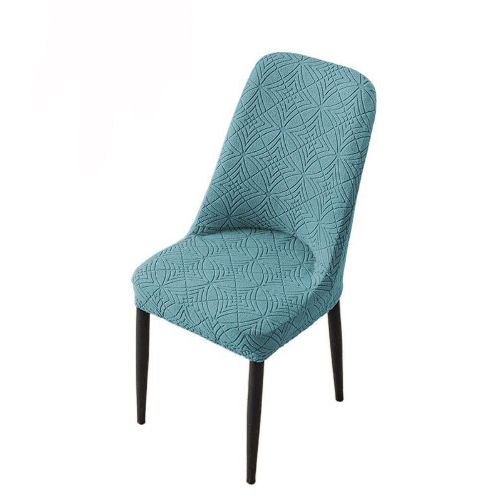 

Protective Case Elastic Jacquard Chair Cover Dustproof Thicker Seat Cover Universal Soft Chair Cushion Home/office синий