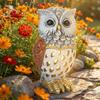 Solar Powered Owl Resin Light Animal Garden Decoration Lights  Ideal for Mother'S Day