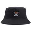 Piece Skull One Embroidered Unisex Breathable Double Sided Bucket Hat Summer