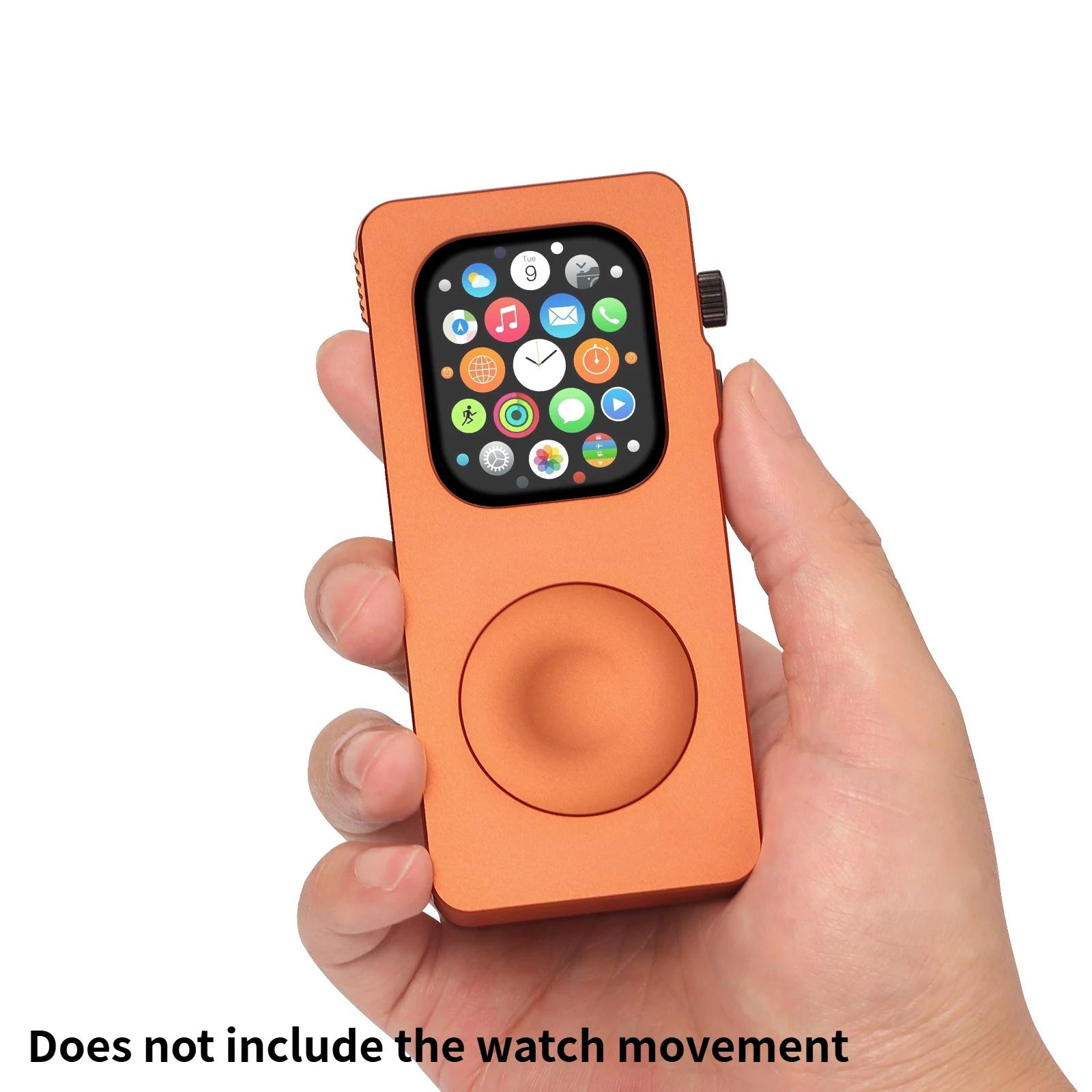 

Алюминиевый чехол Iwatchpod для Apple Watch 10 11 9 8 7 6 5 4 SE Защитный чехол Поддержка Iwatch Расширяет IPod для IWatch 46 44мм 45мм S10-42mm