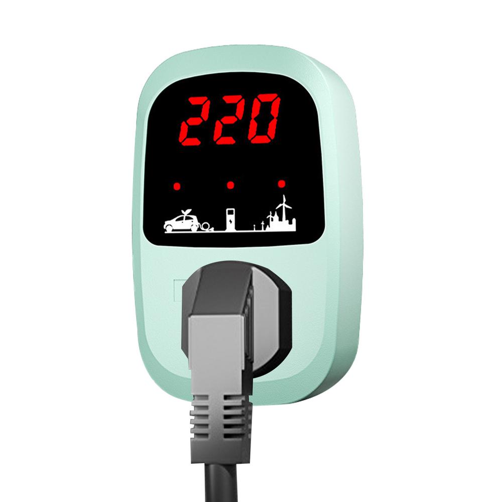 EV Charging Socket Fast Charging EV Adapter With Lcd Display Screen Electric Car Charger Adapter Fast Charging Electric Charging