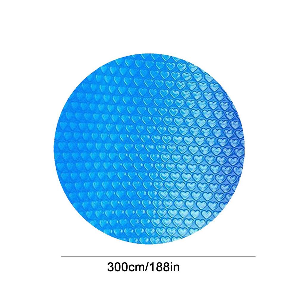 Poolabdeckung Rechteckig Rund Solar Sommer Wasserdicht Pool Wanne Staub Outdoor PE Luftpolsterfolie Decke Zubehör Poolabdeckung