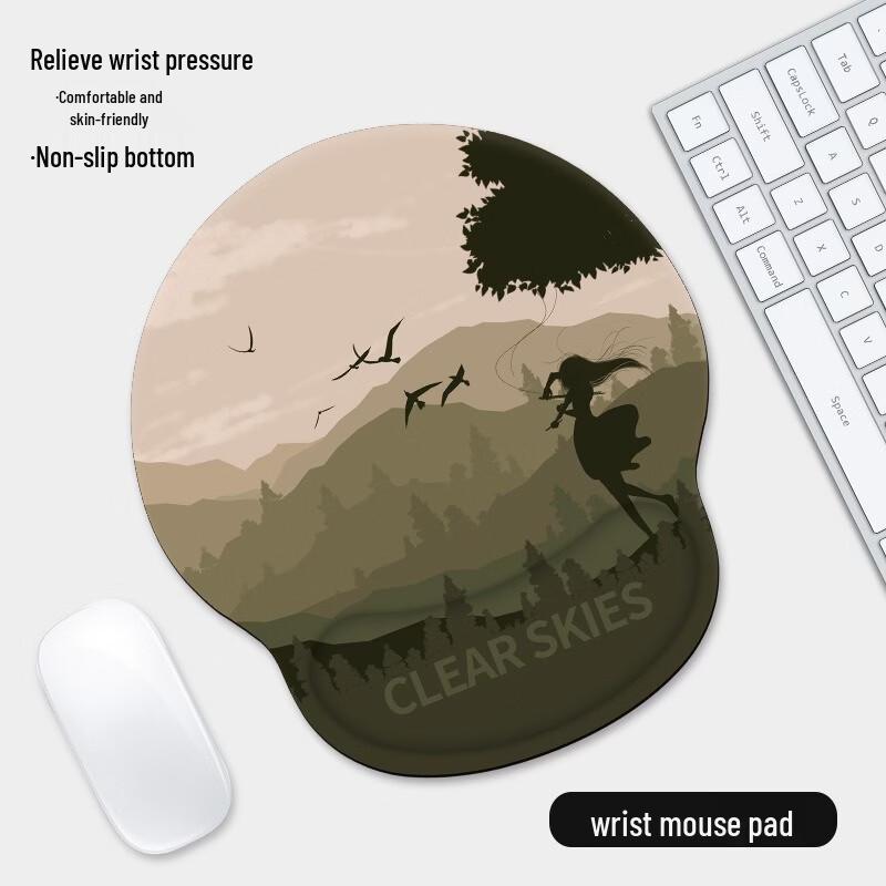 

Fumede Ergonomic Silicone Mouse Pad Wrist Rest - Summer Clear Sky (2 Pack)