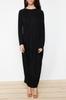 Women's Fashion New Hijab Dress Stone Stylish Knitted Kaftan Dress