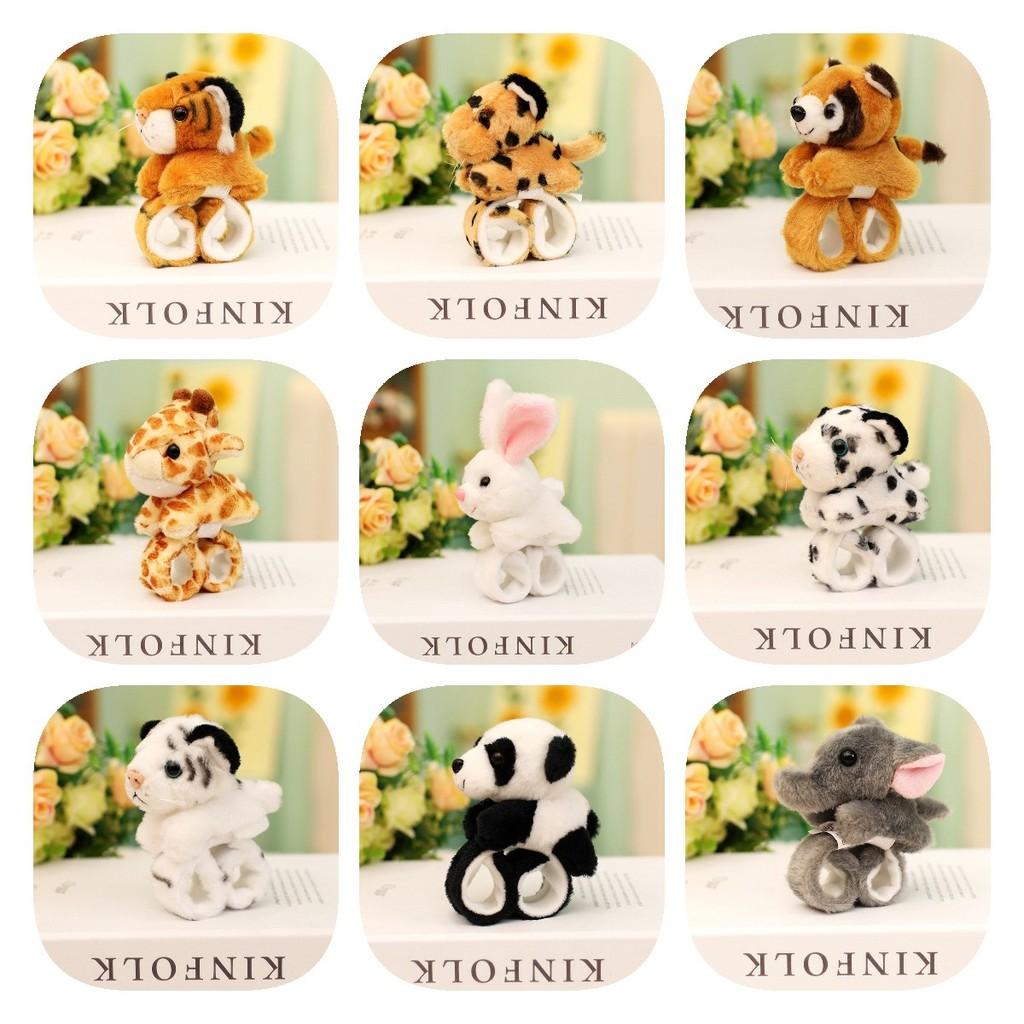 Adorable Cartoon Animal Plush Tiger Tail Claw Gloves For Kids Performance Playtime