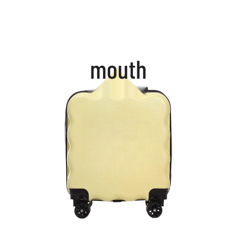 

18-Inch Cartoon Anime Trolley Suitcase for Kids - Stylish, High-Value Travel Case for Boys & Girls 18-inch Wave Pattern