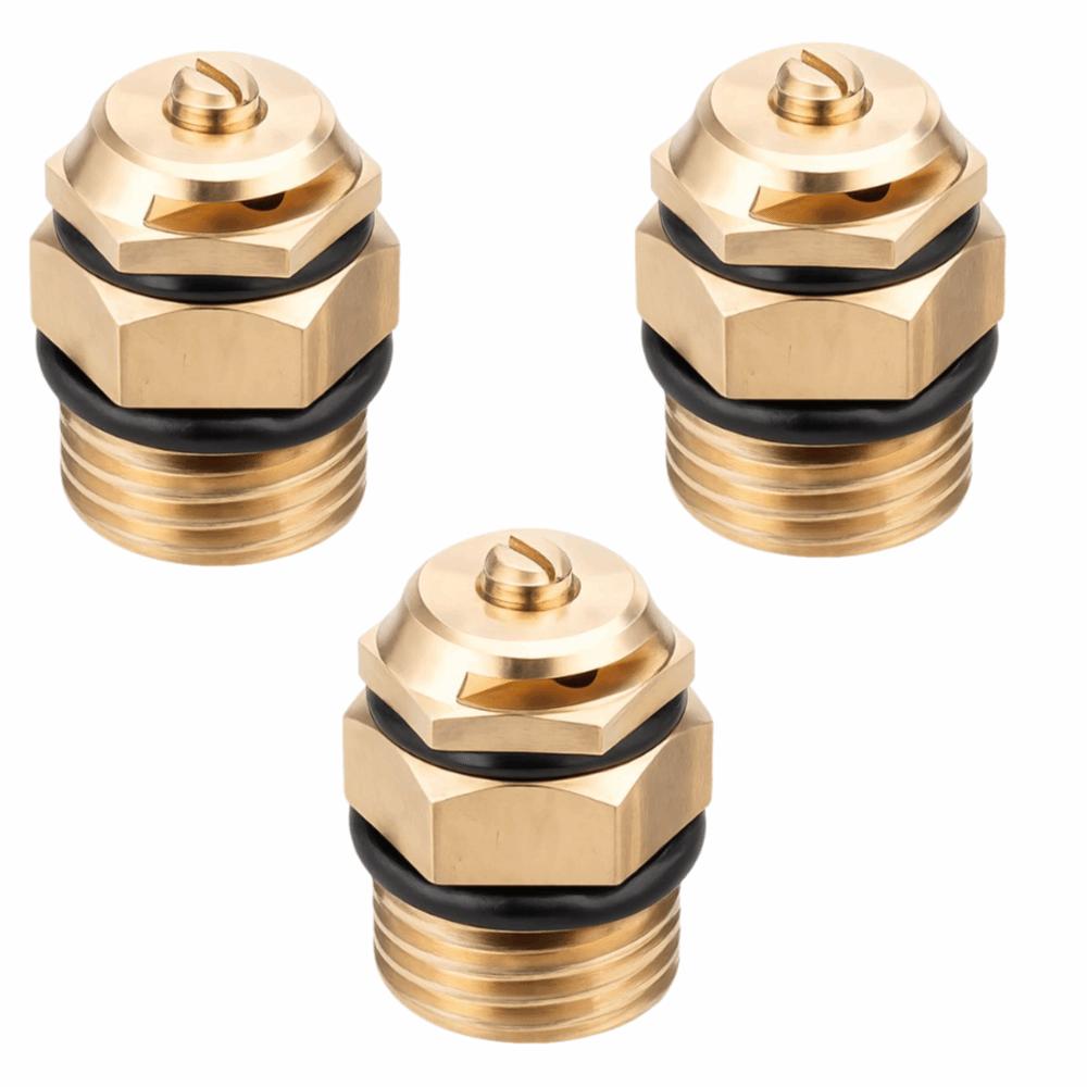 3PCS 180 Degree Sprinkler Head G1/2  Male Thread Refraction Sprinkler Nozzle  Outdoor Cooling