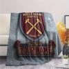 Benutzerdefinierter Name West Ham United2 Flanell-Decke, Hohe Qualität, Bequem für alle Jahreszeiten, Heimdekoration, Wärme und Komfort