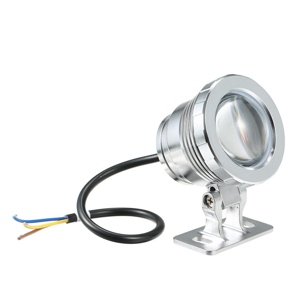 AC/DC 12V 10W RGB LED Underwater Light Submersible Lamp with Remote Control 16 Colors Changing