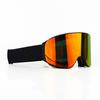 Fully Electroplated Magnetic Double-layer Anti-fog Ski Goggles, Windproof and UV-proof Outdoor Sports Snow Goggles