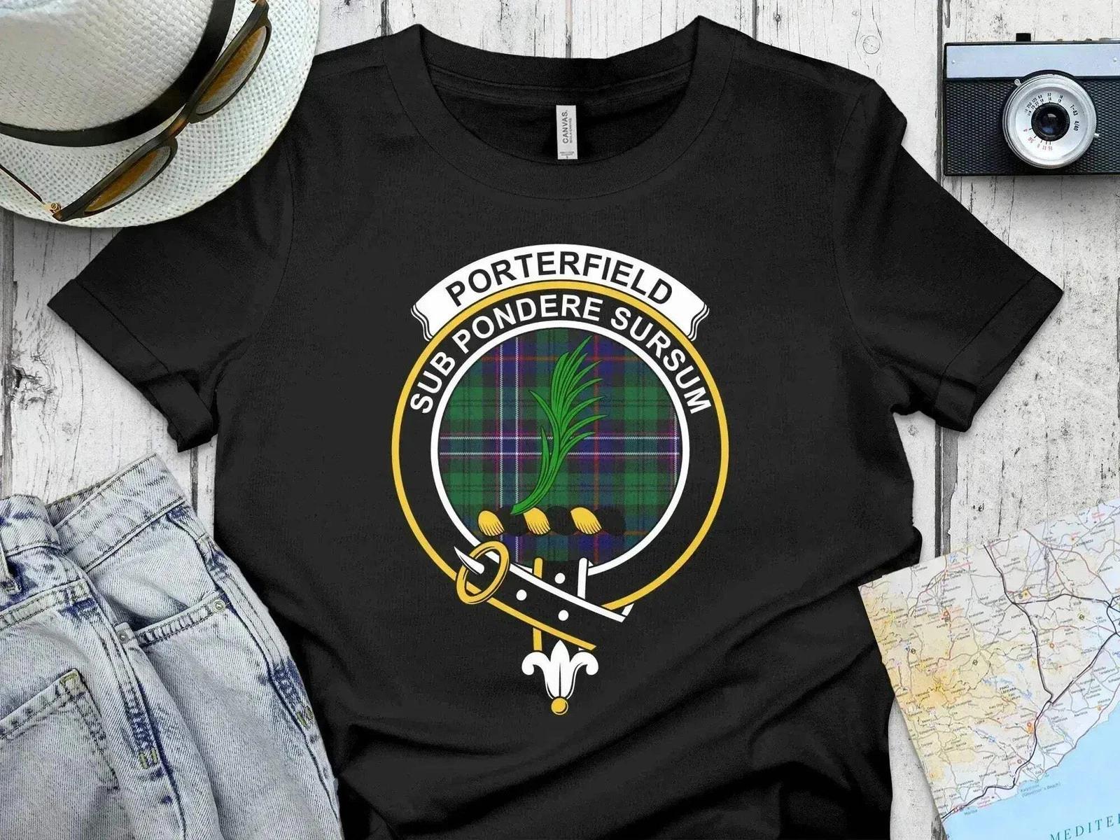 Porterfield Scottish Clan Crest T-Shirt Sweatshirt S