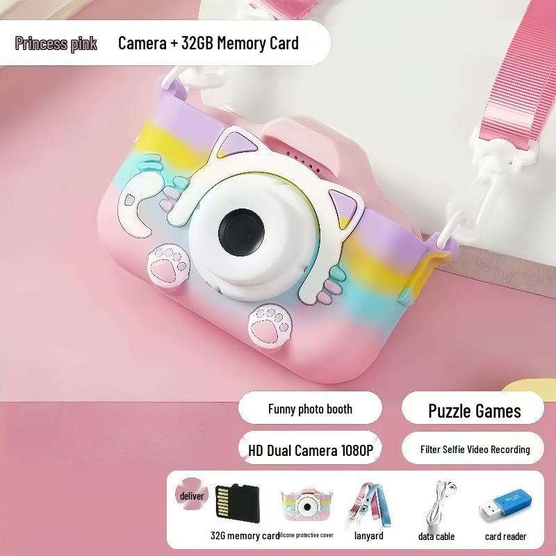 X2-MCM Children's HD Digital Camera: Capture Photos, Record Videos & Listen to Music