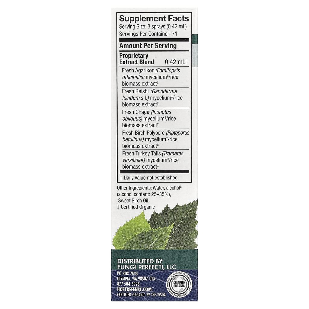 Mushrooms™, Mycoshield® Throat Spray, Winter Mist, 30 Ml (1 Fl Oz)