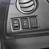 Soft Carbon Fiber Sticker For Suzuki Swift Sport 2005 2006 2007 2008 2009 2010 Headlight Switch Button Housing Car Accessories