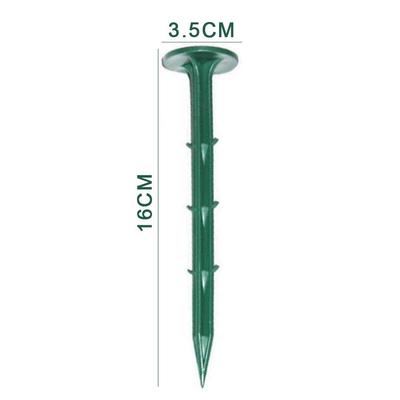 50/100 Pcs 16cm Plastic Garden Ground Cloth Pegs Landscape Fabric Pins Plant Barrier Gardening Ground Cloth Nail