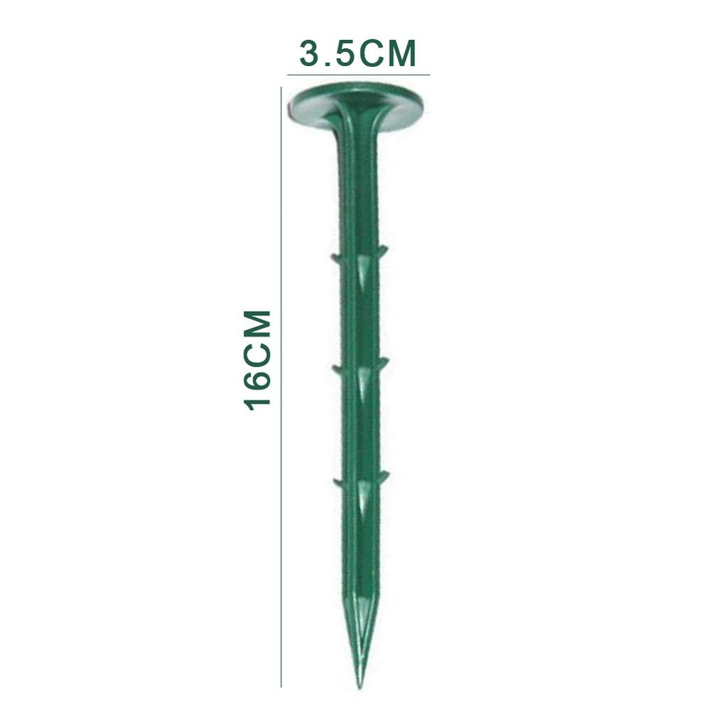 50/100 Pcs 16cm Plastic Garden Ground Cloth Pegs Landscape Fabric Pins Plant Barrier Gardening Ground Cloth Nail