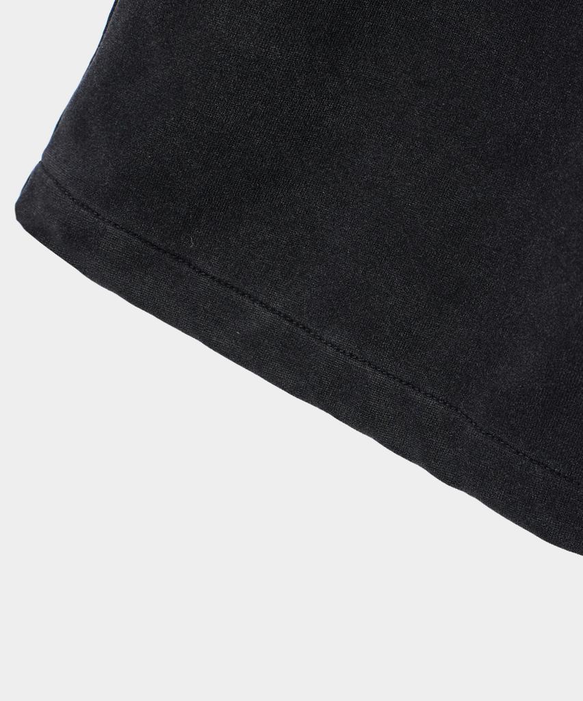 Yujen Steel Logo Daily One-Pleat Wide Sweatpants_Pigment Charcoal