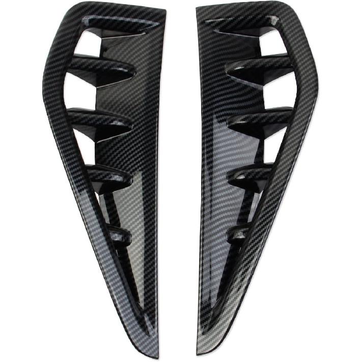 Korlot Side Body Vent Cover Trims Accessories for 2021-2026 RAM 1500 TRX/RHO (Carbon Fiber Style)