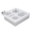 Sofa Cup Holder Tray with Phone Stand Silicone Plastic Couch   Drink Holder for Bed Car Remote Control Snacks and Other Items