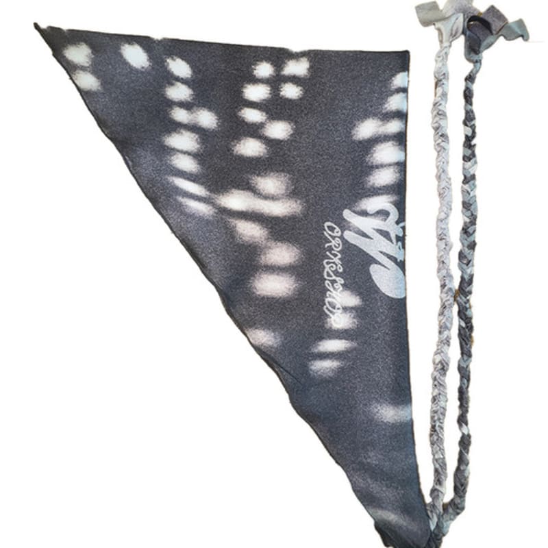 Odlyworkshop Cowhide Print Head Scarf, Smudge
