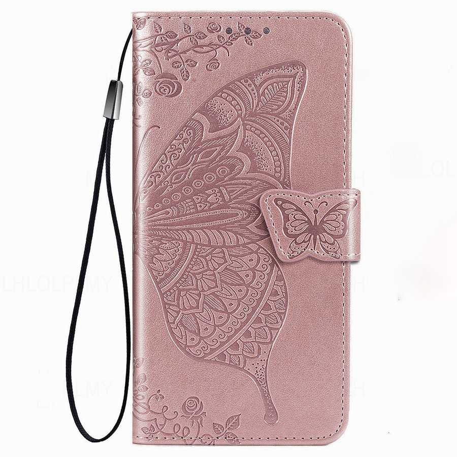 Butterfly Leather Flip Case For OPPO A57 A38 A74 A58 5G A78 A16 A79 A18 A40 Reno 13 13F Realme 8 9 14 Pro 11 C85 C51 C53 C63 C61 C67 Find Wallet Cover
