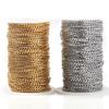 3mm Stainless Steel Gold Chain Necklace Chains Curb Link Chain Jewelry Chains for Handmade Bracelet Making DIY Wholesale