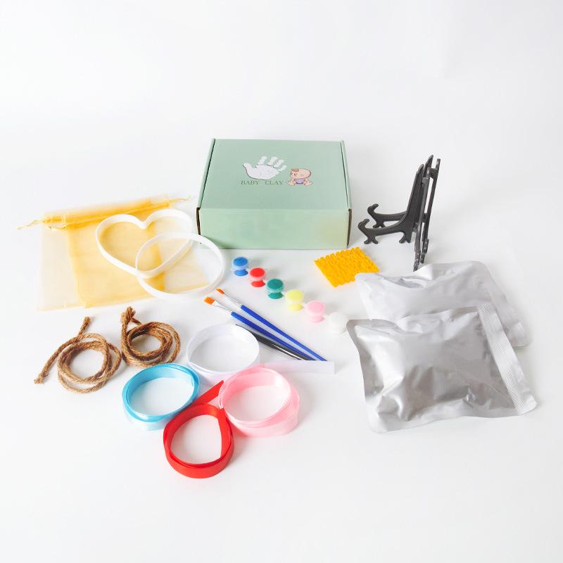 

Infant Hand & Footprint Clay Set - Newborn Commemorative Gift Clay Sculpture