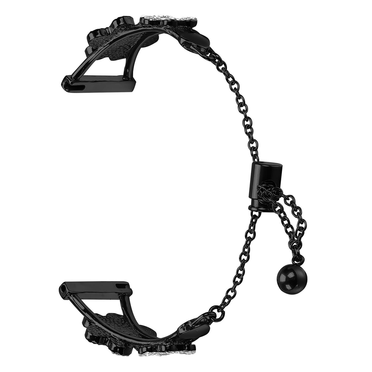 

For Gabb Watch 1 Metal Band Replacement Watch Strap Heart Clover Decor Starlight