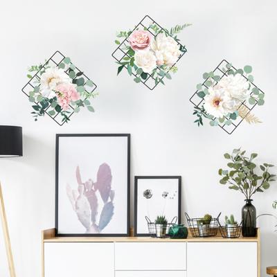 Ausgezeichneter Wandaufkleber, keine Spuren, abnehmbare Blumenaufkleber, DIY-Kunstdekoration