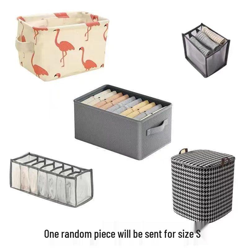 Foldable Oxford Cloth Storage Box - Large Capacity Fabric Organizer for Clothes
