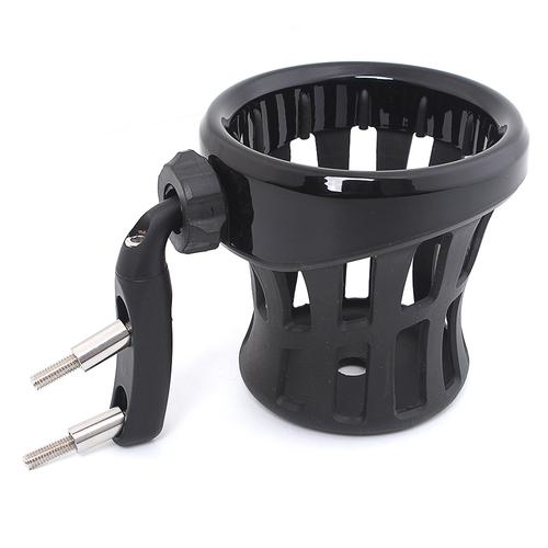 Motorcycle Accessory Drink Cup Holder With Mounting Hardware Aluminum Chrome Black Carbon Fiber For Honda Gold Wing GL1800 2018+