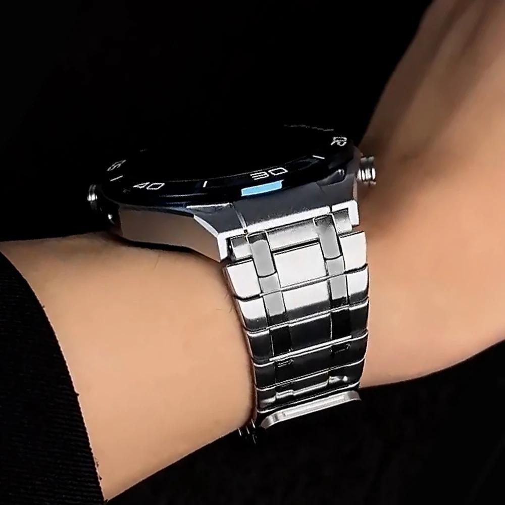 22mm Magnetic Stainless Steel Band for Huawei Watch 4 5 46mm GT4 GT5 46mm Ultimate Metal Strap for Amazfit Balance 2 Bracelet