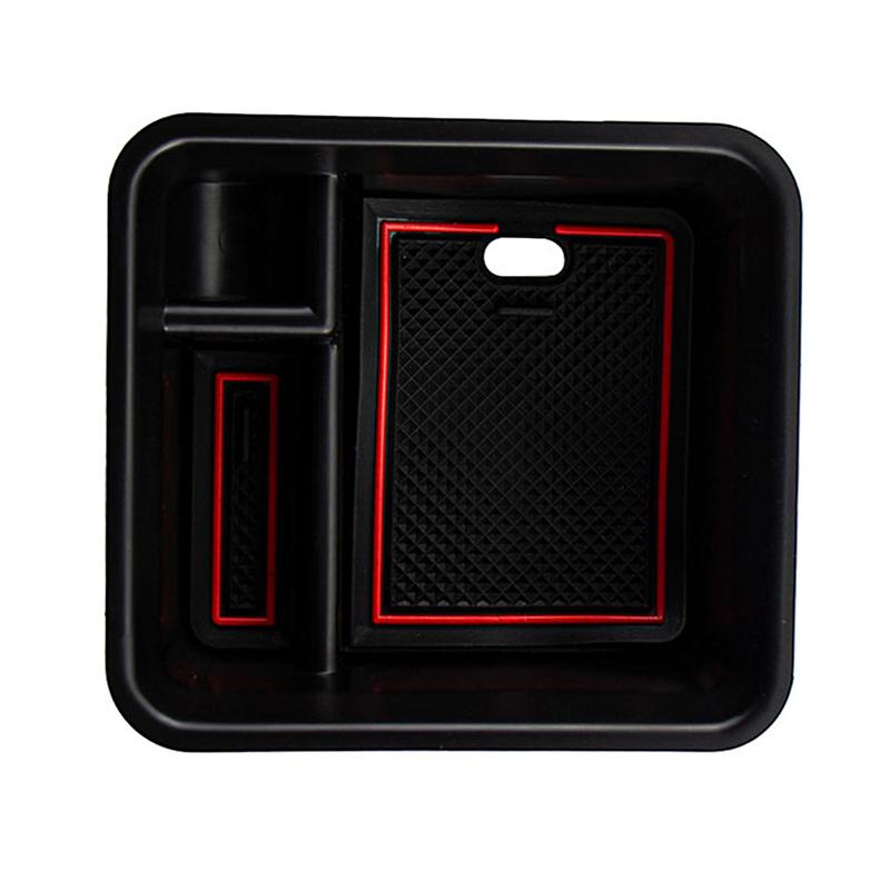 For VW Tcross T-Cross 2018 Center Console Organizer Tray Armrest Storage Box Organizer Interior Accessories