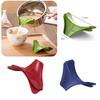 Anti-Spill Silicone Soup Pourer Funnel Pot Pans Bowls Easy Pour Spout Kitchen Accessory for Cooking Oil, Vinegar, Gravy, Liquid