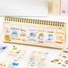 Cat daily cute cat English pattern waterproof tent material DIY card decoration sticker