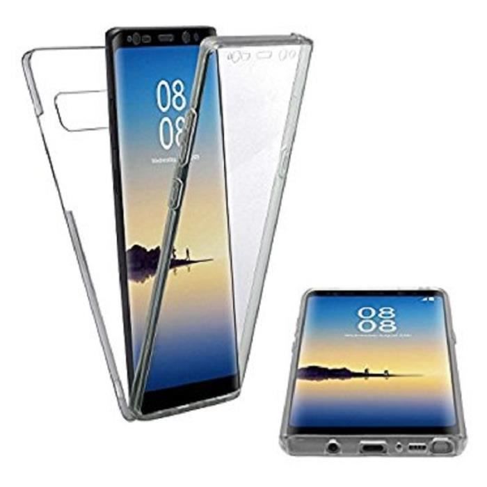 Case - Samsung - Galaxy Note 8 - 360 Protection - TPU - Flexible - Black
