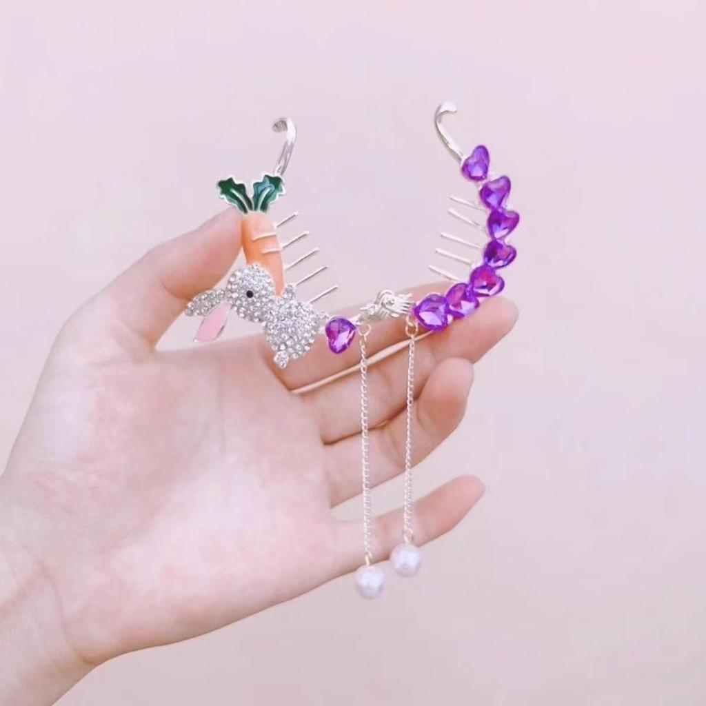 Modern Antique Lily of the Valley Tassel Hairpin - Elegant Updo Clip