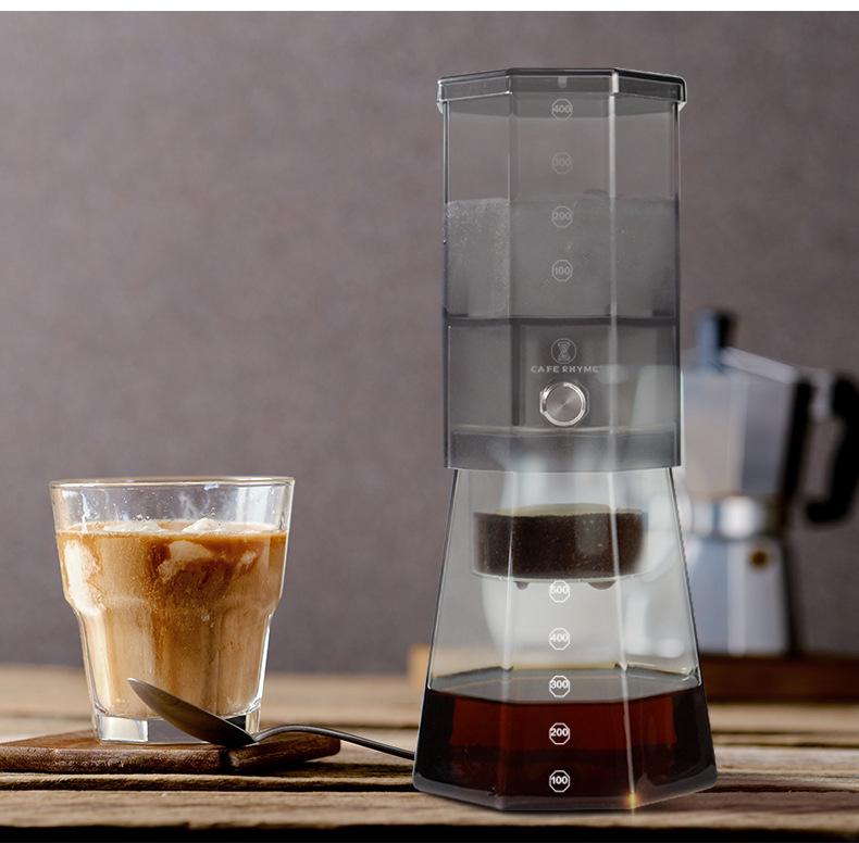 High Borosilicate Glass Cold Brew Coffee Maker - Commercial & Household Hand Drip Pot