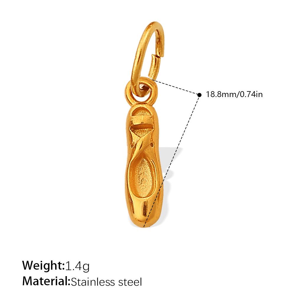 Gold Shoe Bag Clothing Modeling Versatile Pendant, Exquisite Three-Dimensional Design Personalized Diy Jewelry Accessories