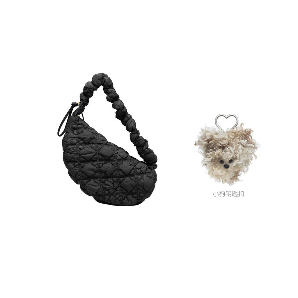 New CARLYN Nylon Portable Crossbody Bag, Shoulder Bag Women's Black H72303010B