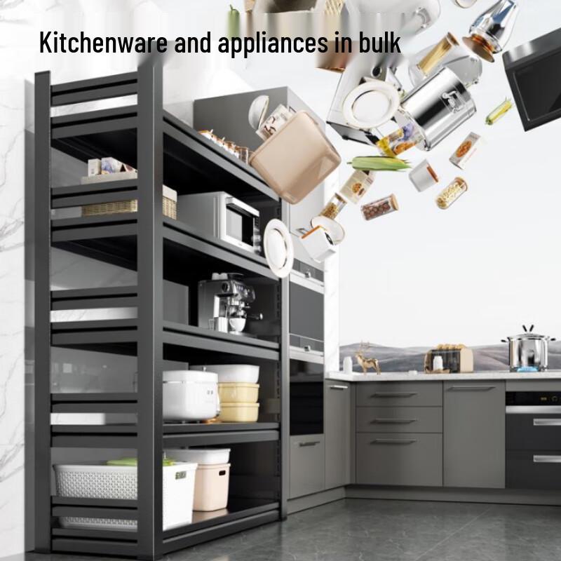 Beifu 3-Tier Carbon Steel Kitchen Storage Rack